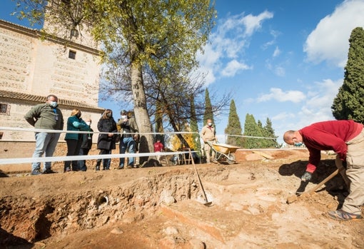 Imagen de la excavación en la Alhambra