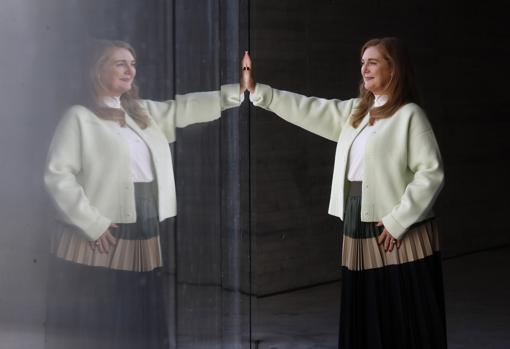 Francesca Thyssen-Bornemisza , ayer en el Centro de Creación Contemporánea de Andalucía