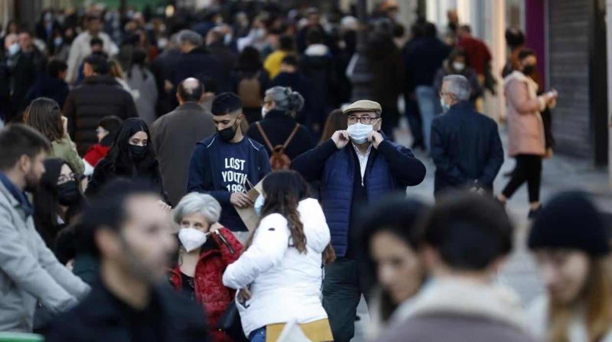 Ambiente en el Centro de Córdoba el pasado fin de semana