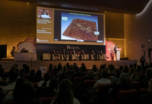 Imagen del congreso de oftalmología realizado en noviembre por el Hospital la Arruzafa