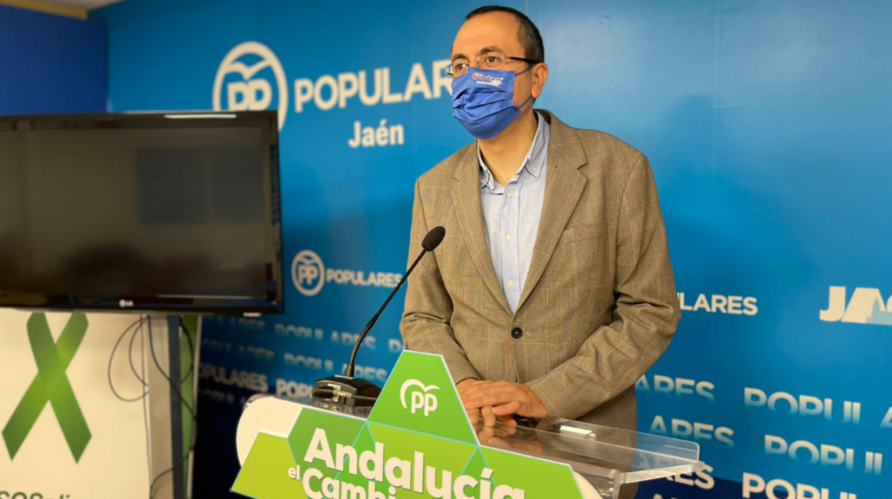 Manuel Bonilla, portavoz del grupo popular del Ayuntamiento de Jaén
