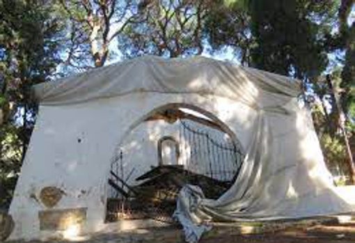 Estado de la capilla en Marbella que replica la iglesia de Baler, donde se parapetaron 'Los últimos de Filipinas'