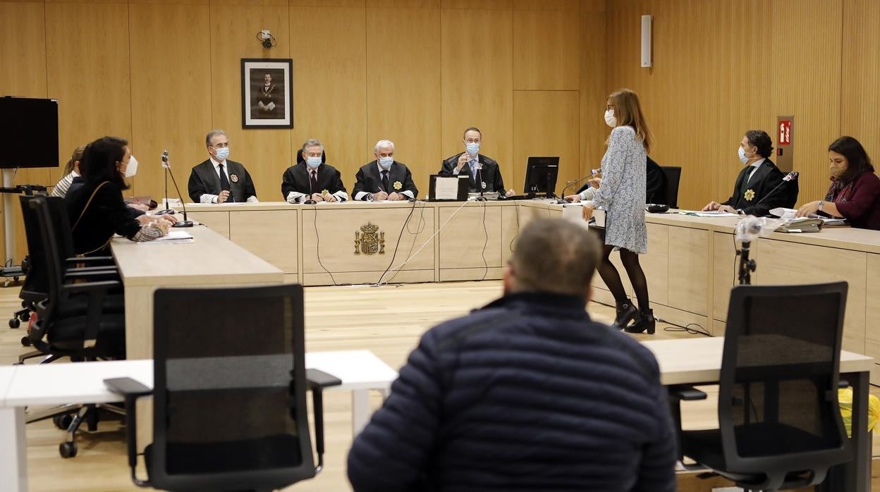 Sala de la Audiencia Provincial de Córdoba en una vista pública