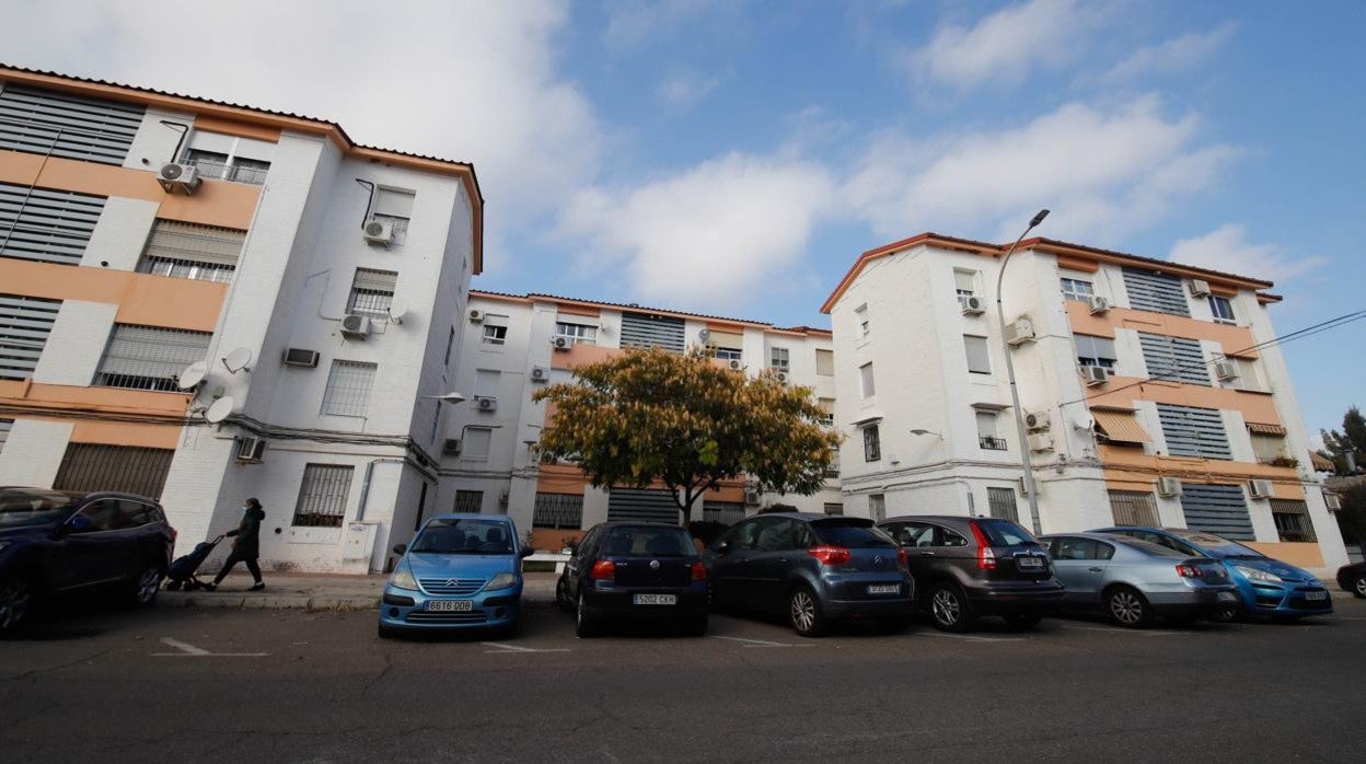 Bloques del barrio de Santaurio en Córdoba que se beneficiarán de las ayudas para ascensores y nuevas cubiertas