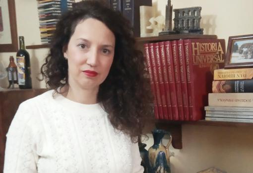 María del Mar Contreras en su casa