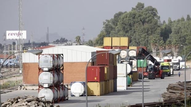 El tráfico de mercancías en la estación de El Higuerón de Córdoba cayó un 6,5% en 2021