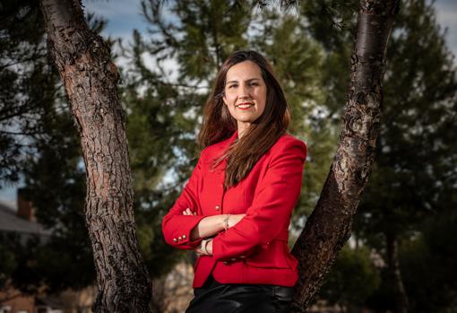 María José Sánchez, durante la entrevista con ABC