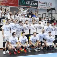 La plantilla del ÁNgel Ximénez en el último partido