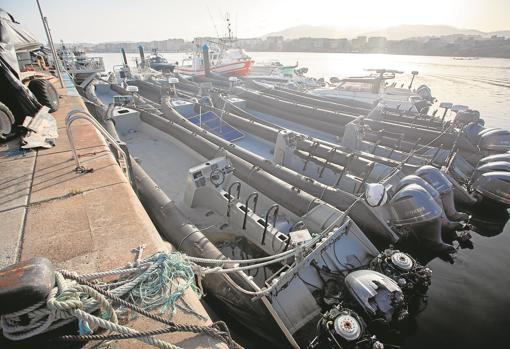 Lanchas rápidas que utilizan los narcos y que se custodian en el agua