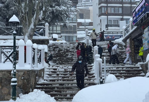 Imagen de Sierra Nevada esta mañana