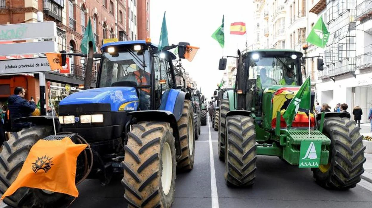 Los agricultores de toda España saldrán a la calle el próximo domingo 20 de marzo en Madrid. En la imagen, una protesta