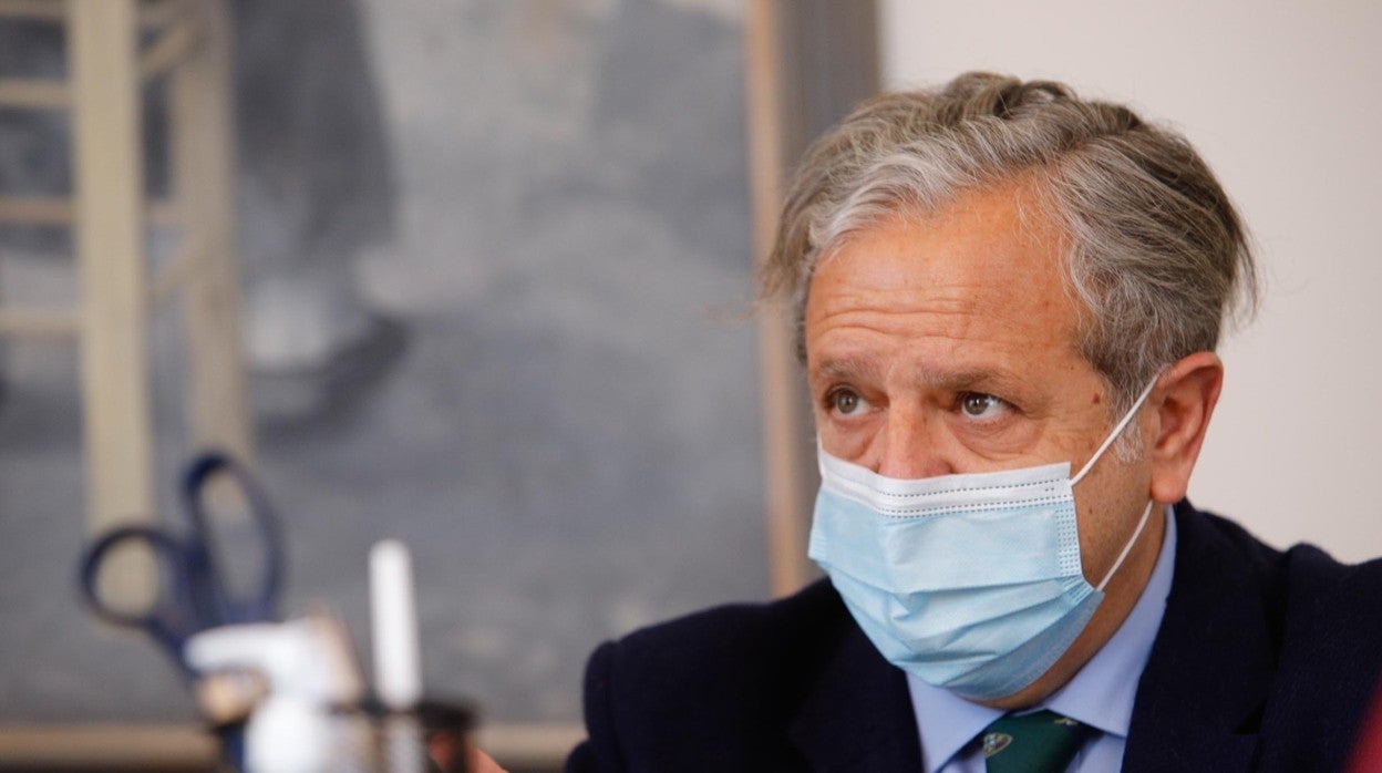 Salvador Fuentes, en una entrevista