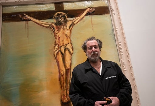 Su obra 'Christ' bebe del 'Cristo crucificado' de Velázquez que acoge el Museo del Prado