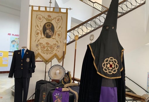 Enseres en la exposición