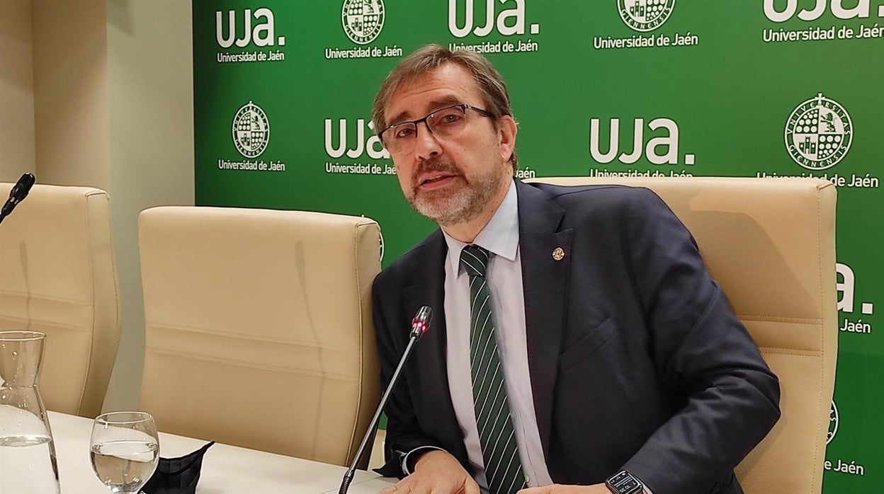 Juan Gómez, rector de la Universidad de Jaén