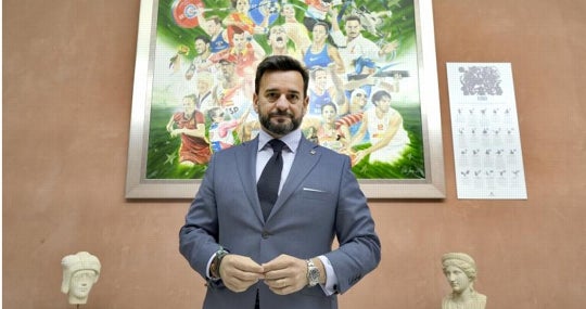 Cardenete durante su entrevista