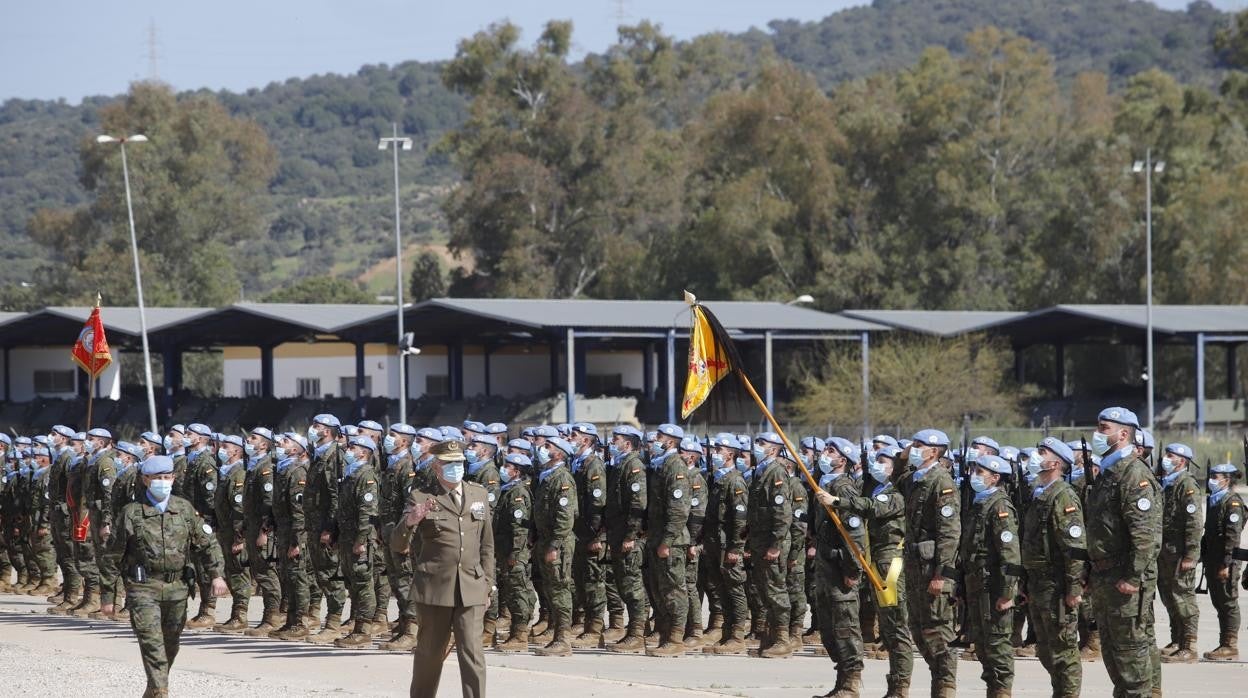 Pase de revista del contingente