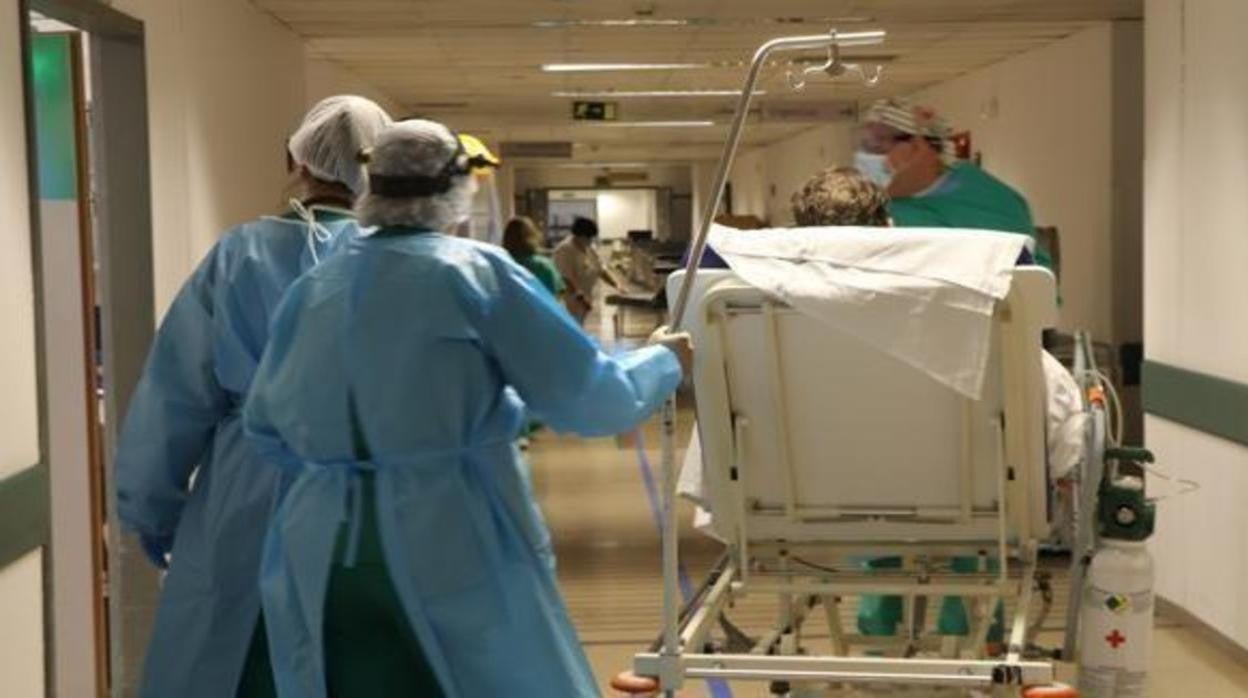 Sanitarios en un hospital de Córdoba