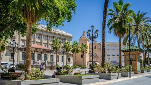 Imagen de la plaza de Las Monjas de Huelva