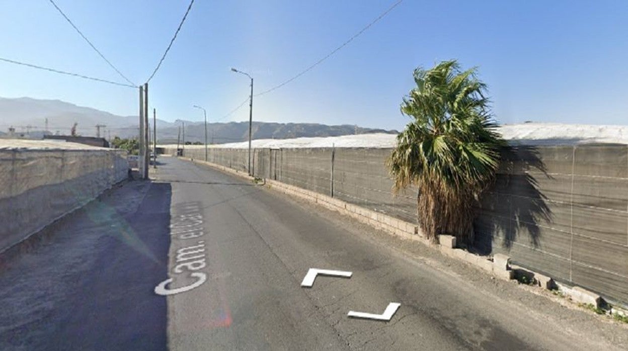 Imagen del lugar donde ha tenido lugar el accidente