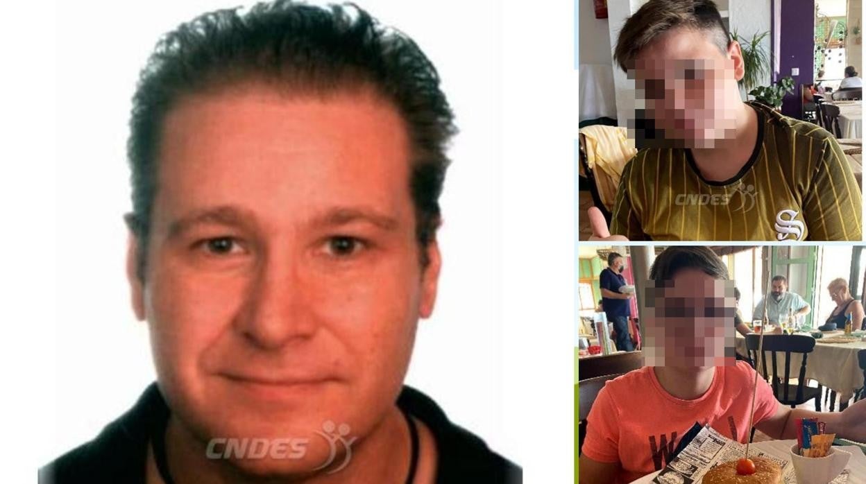 Imágenes difundidas por el Centro Nacional de Desaparecidos del Ministerio del Interior.