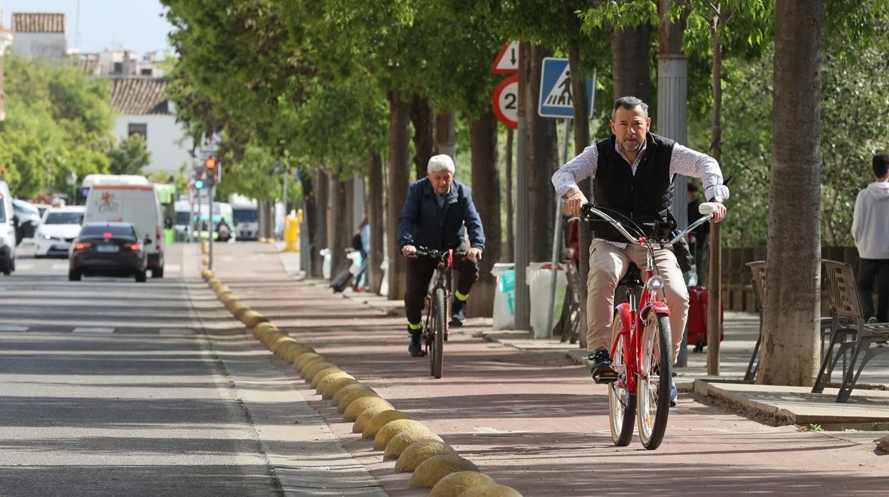 Bicis en un carril específico