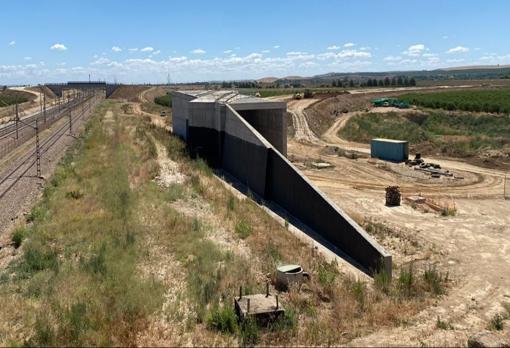 Así va el &#039;bypass&#039; de Almodóvar del Río, que reducirá los viajes en AVE entre Málaga, Sevilla y Granada