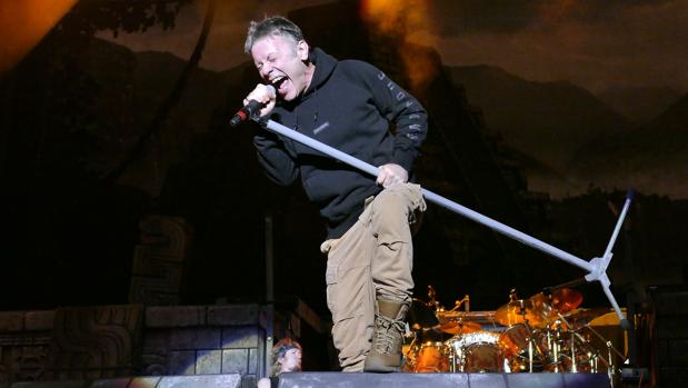 La banda, durante un momento de la actuación