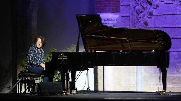 Dorantes durante su actuación con Taksim Trío en el Alcázar