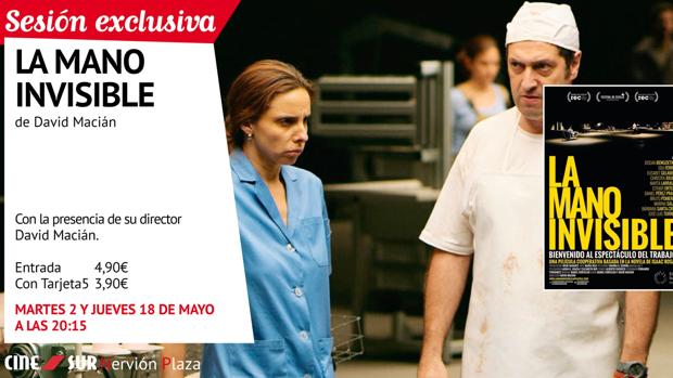 Se proyecta este jueves en Sevilla «La mano invisible», una adaptación de la novela de Isaac Rosa