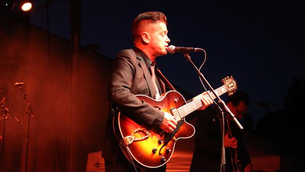 Juan Perro durante su actuación en Centro Andaluz de Arte Contemporáneo