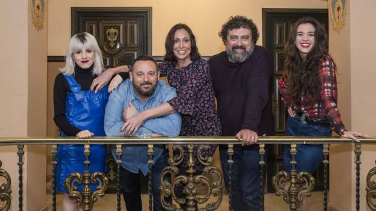 Angy Fernandez, Pepón Nieto, María Barranco, Paco Tous y Marta Guerras