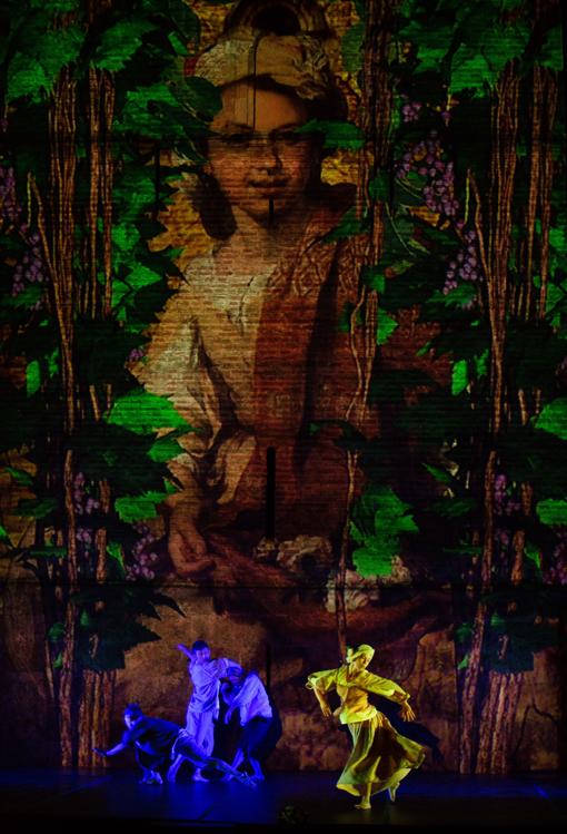 Un momento de la representación