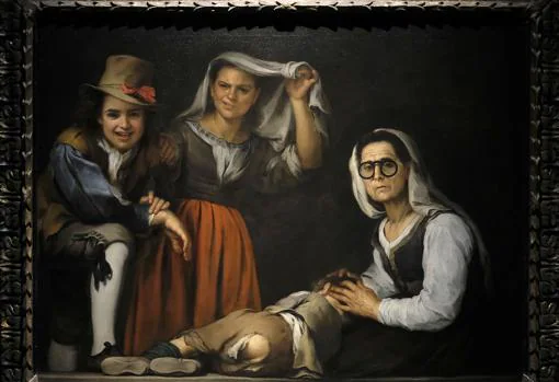 «Cuatro figuras en un escalón», del Kimbell Art Museum, de Texas