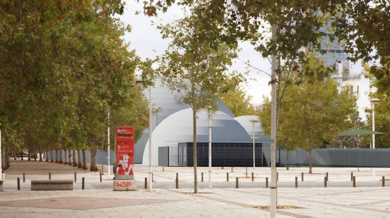 El Odeon Imperdible, que se alzará en tres cúpulas geodésicas, se instalará en una parcela en Torneo