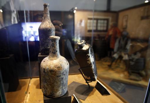 Piezas expuestas en el Pabellón de la Navegación