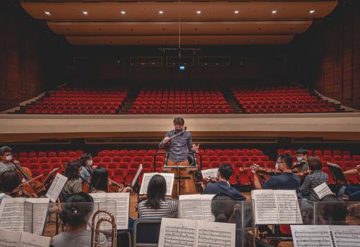 Un ensayo con la National Taiwan Symphony Orchestra