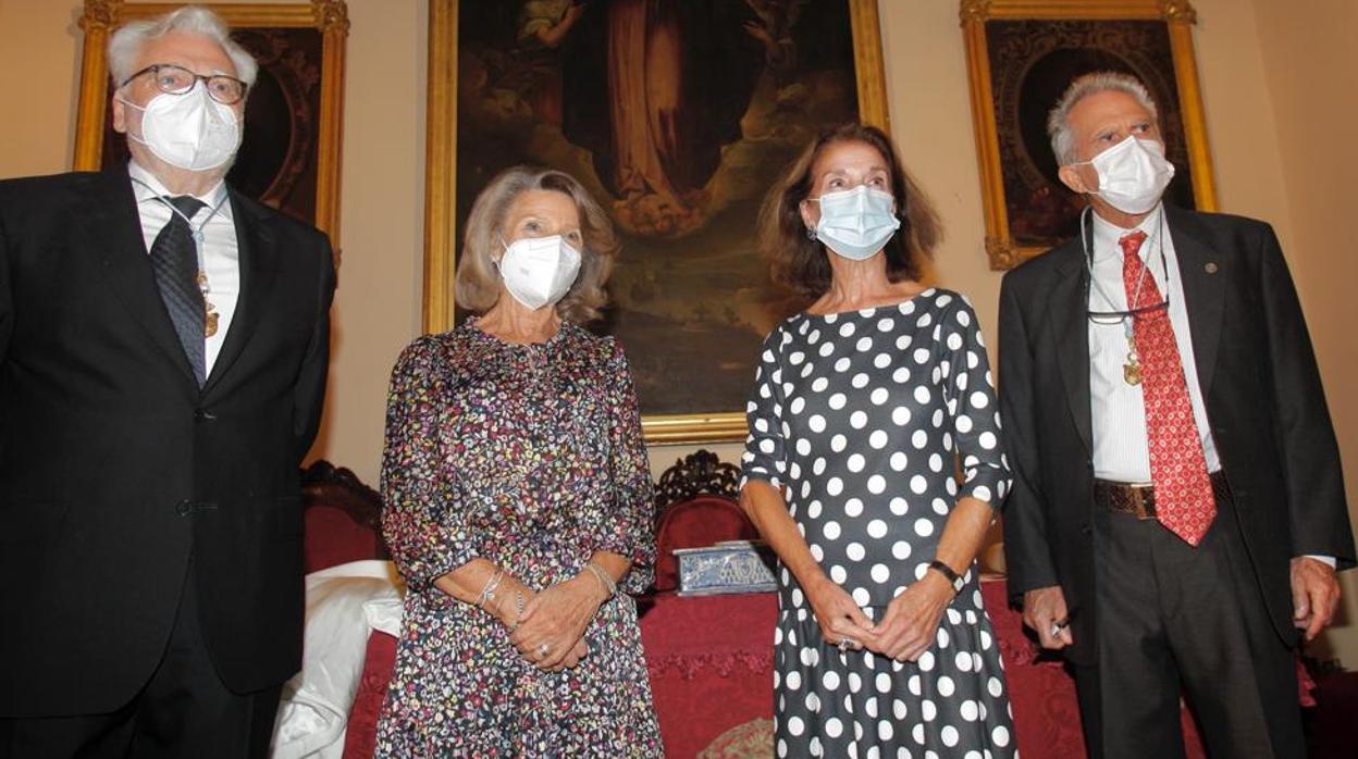 Juan Ruesga, Cristina Heeren, Isabel de León y Fernando Fernández