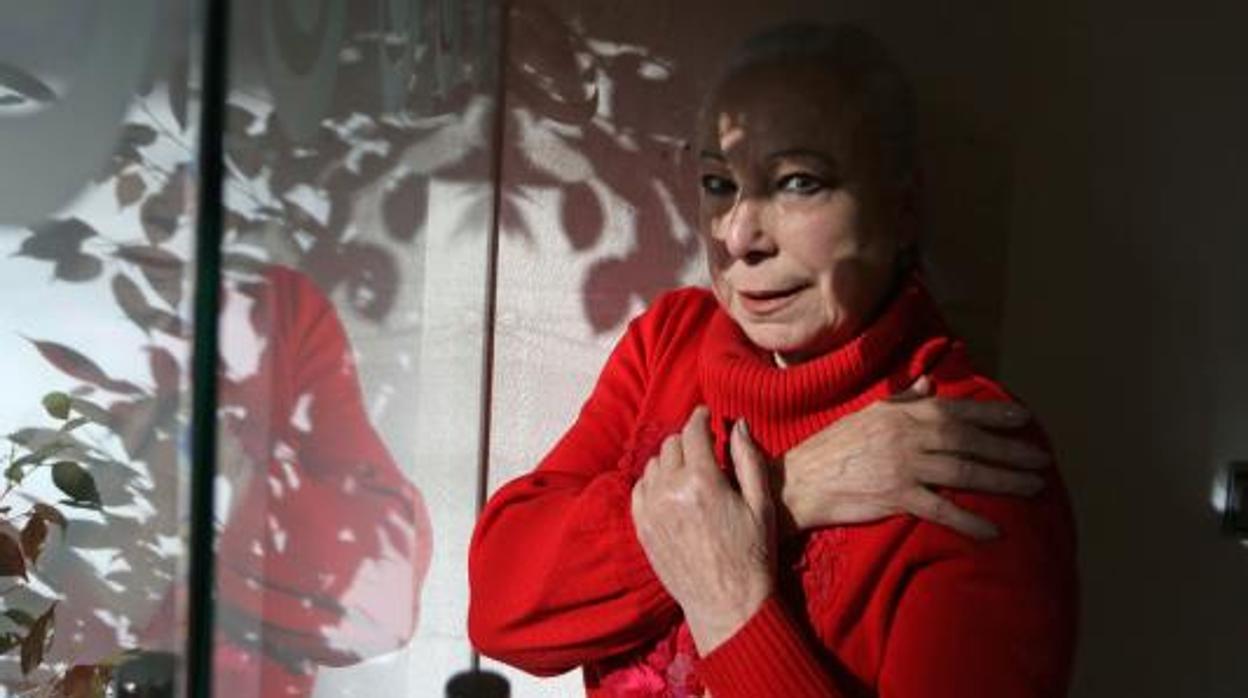 Cristina Hoyos en el Museo del Baile Flamenco