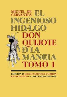Cubierta del primer tomo del ‘Quijote’ de Renacimiento
