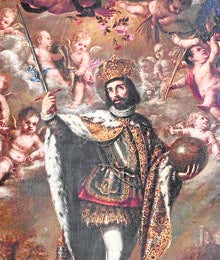 Detalle del 'San Fernando' de la Catedral de Jaén, que estará presente en la muestra sevillana