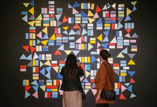 Una de las obras de Fernando Clemente que pueden verse en la muestra