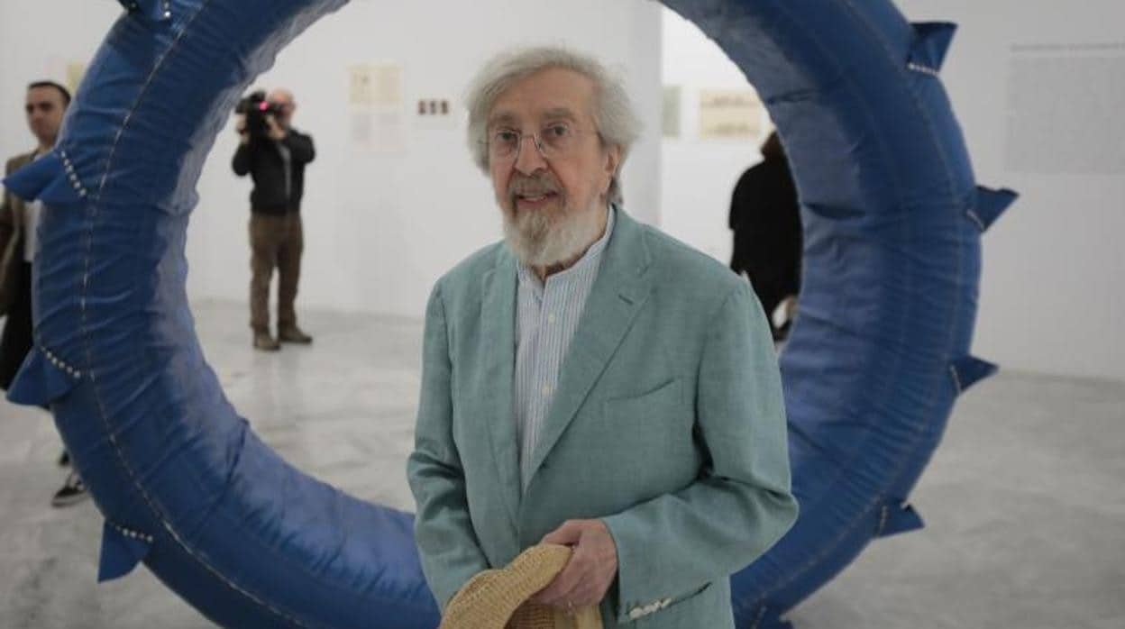 José Miguel de Prada Poole, en la exposición del CAAC en 2019