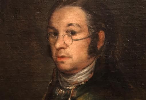 Francisco de Goya. Autorretrato con gafas. Hacia 1797-1800. Museo Goya. Castres