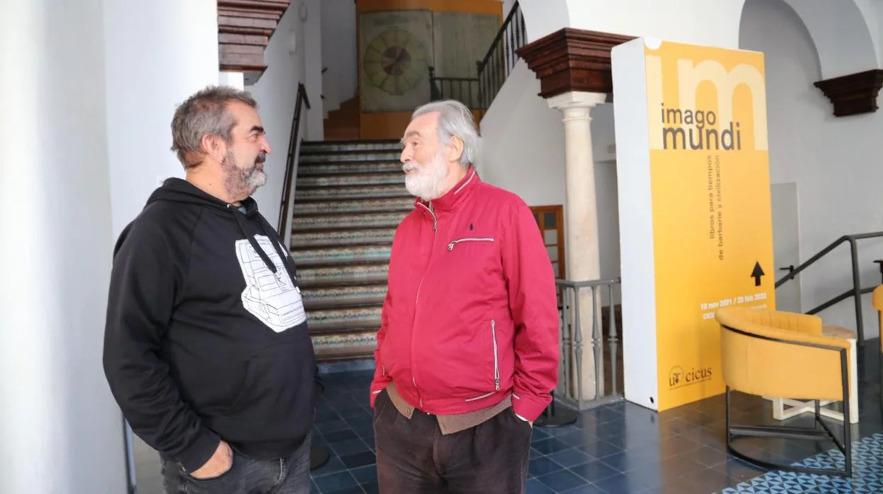 Gervasio Iglesias y Gonzalo García Pelayo, este jueves en el Cicus