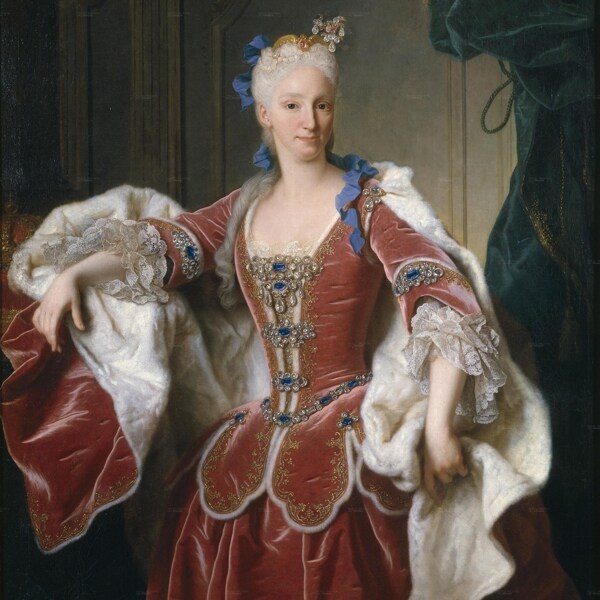Jean Ranc. Isabel de Farnesio, reina de España. 1723. Museo del Prado. Madrid. Wikipedia Commons