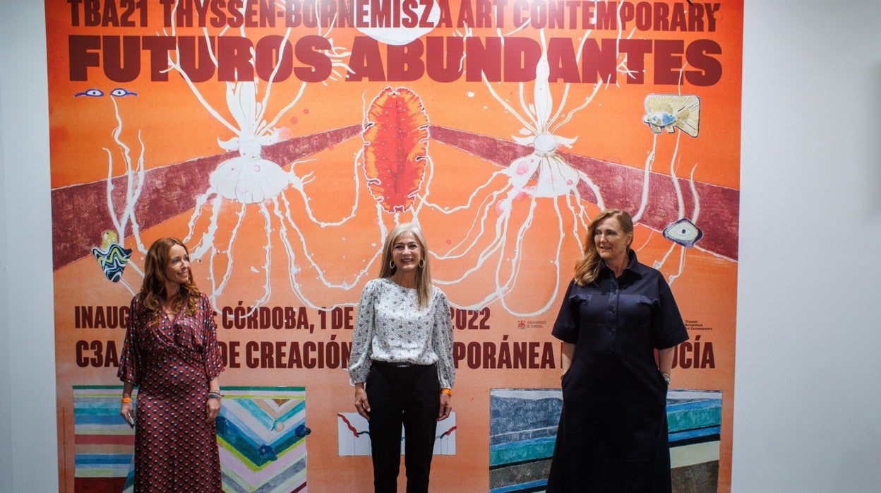 Daniela Zyman, Patricia del Pozo y Francesca Thyssen-Bornemisza