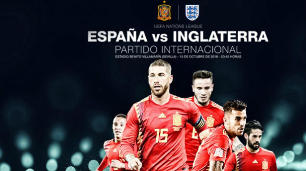 Las entradas del España-Inglaterra de Sevilla, a la venta este 21 de septiembre