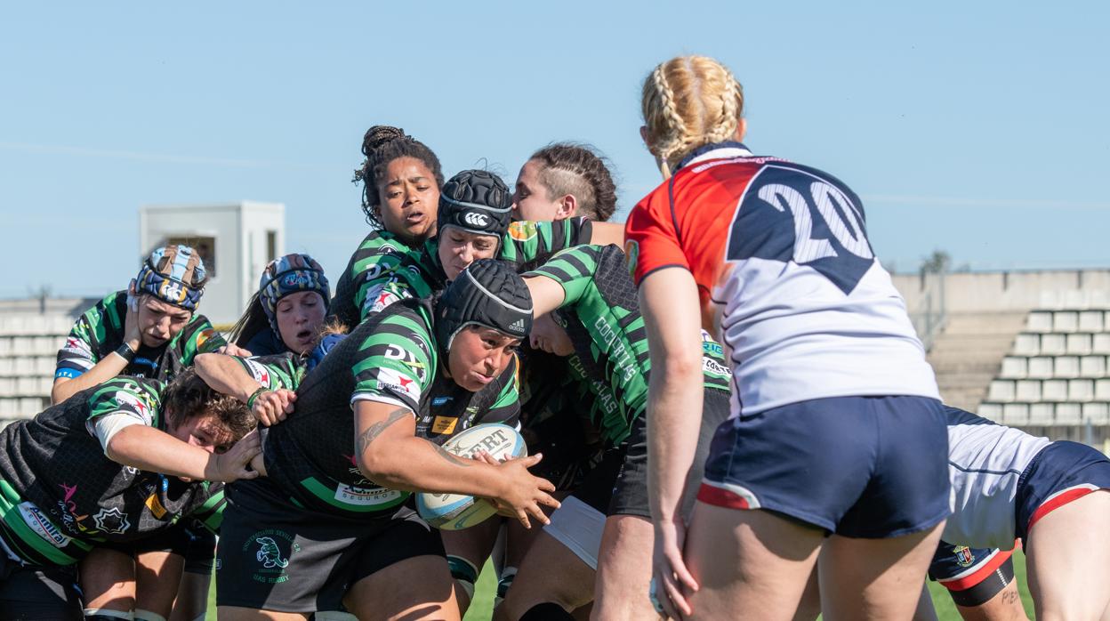 Las Cocos, duarnte el último partido que disputaron el La Cartuja