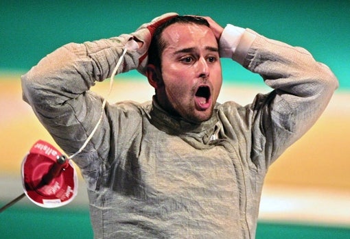 Fernando Medina, en los Juegos Olímpicos de Sídney, en 2000